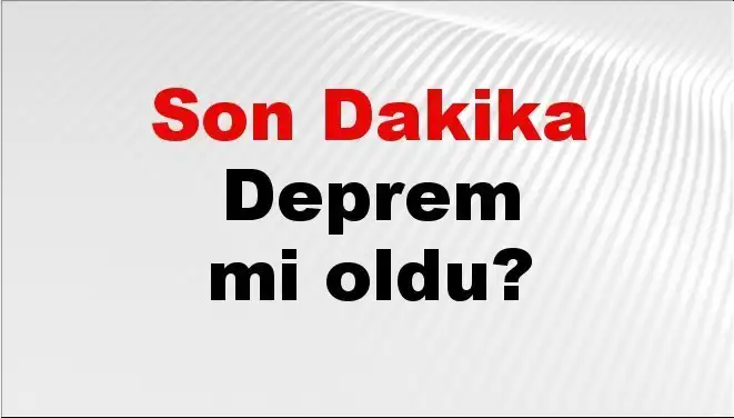 Balıkesir'de Son Dakika Deprem! Detaylar ve Gelişmeler Burada!